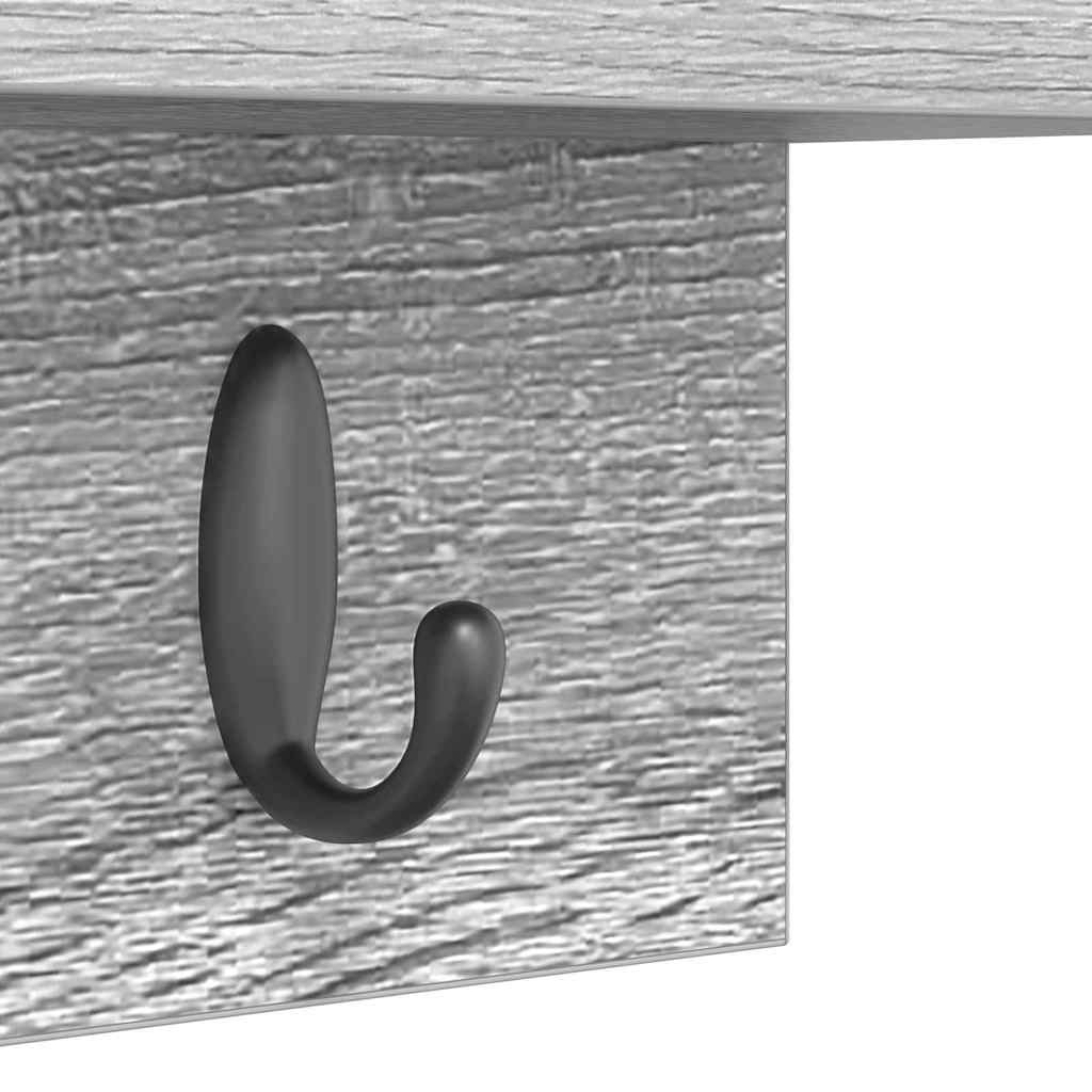 Prikabinamas paltas Pilka sonoma ąžuolo 60 x 10.5 x 18 cm