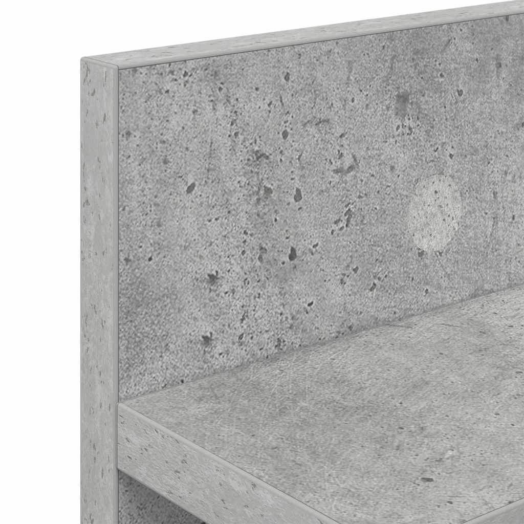 Prikabinamas paltas su saugykla Betono pilka 80 x 10,5 x 18 cm