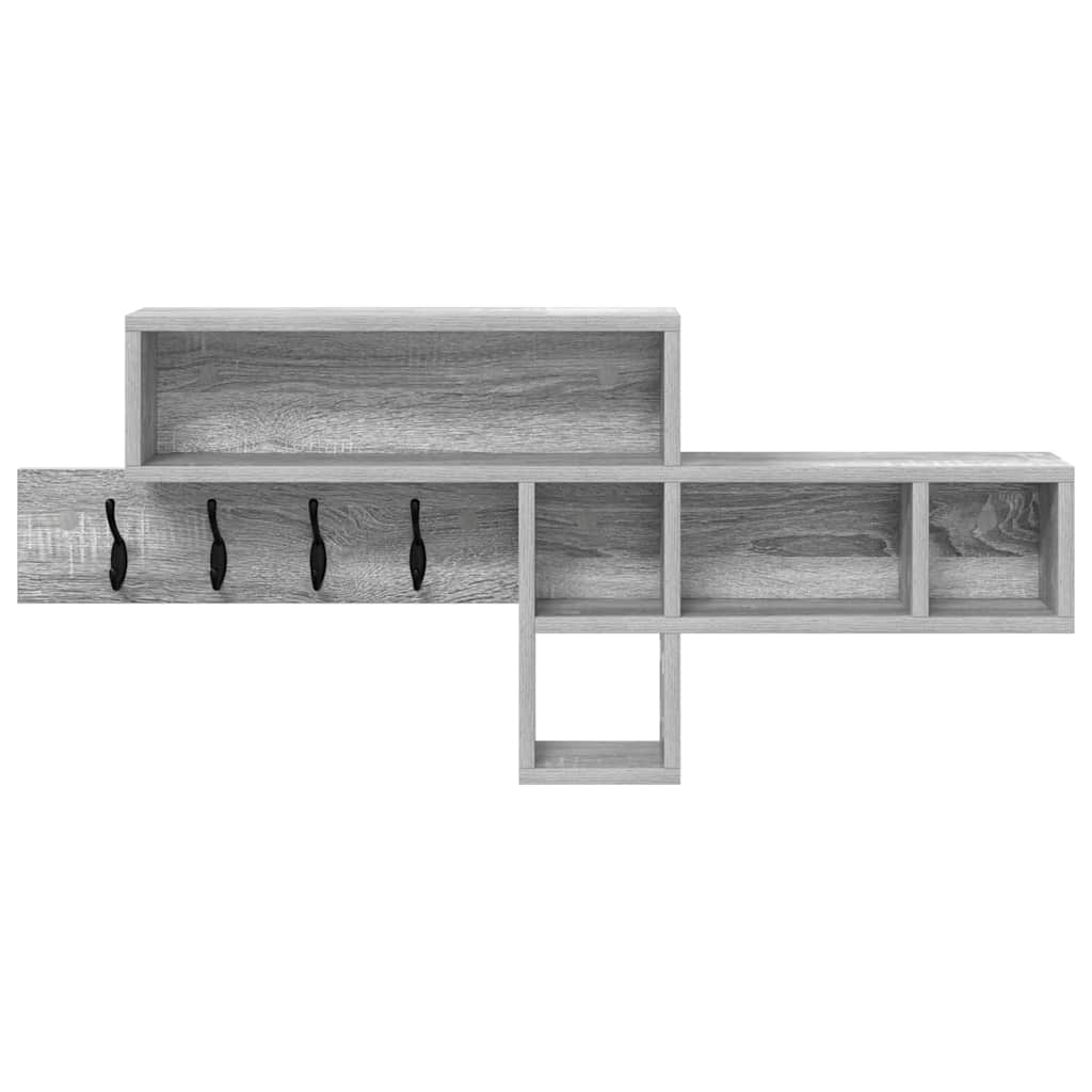 Prikabinamas paltas Pilka sonoma ąžuolo 100 x 12 x 43.5 cm