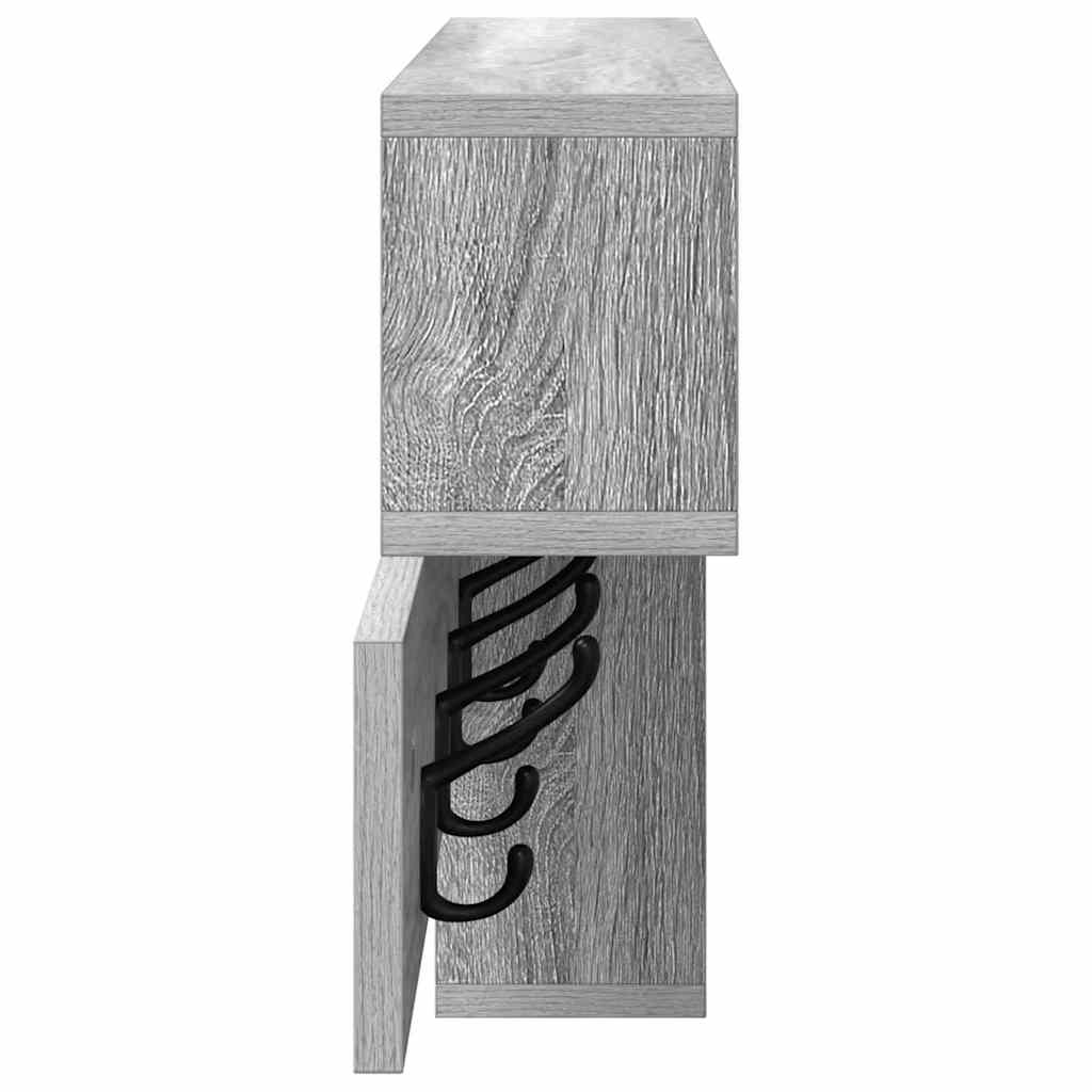 Prikabinamas paltas Pilka sonoma ąžuolo 100 x 12 x 43.5 cm