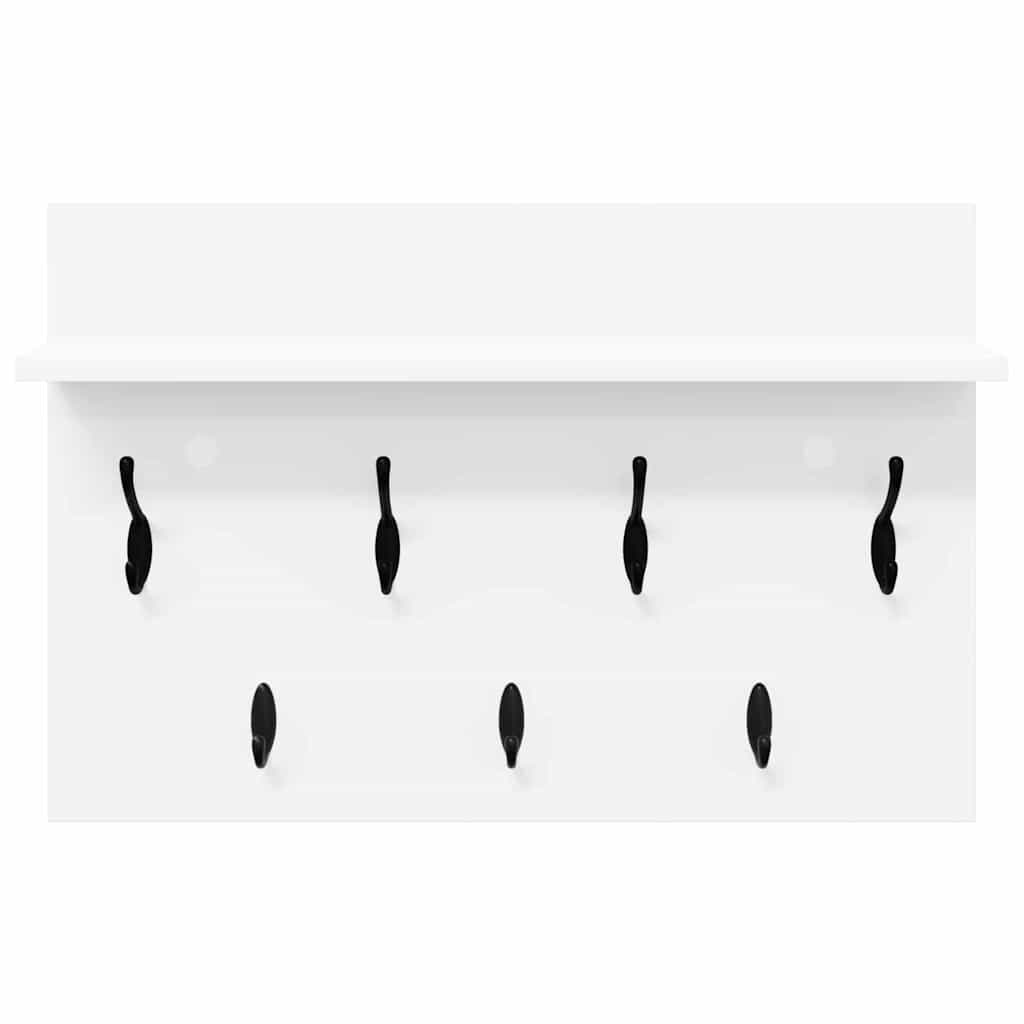 Prikabinamas paltas Balta 60 x 40 x 12 cm Apdirbta mediena