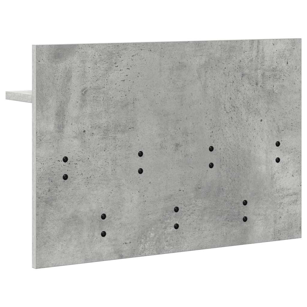 Prikabinamas paltas su lentyna Betono pilka 60 x 40 x 12 cm
