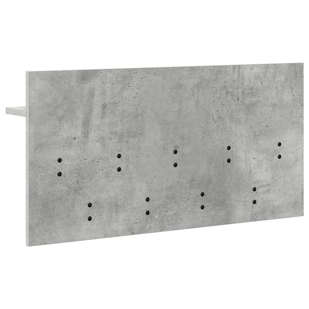 Prikabinamas paltas su lentyna Betono pilka 80 x 40 x 12 cm