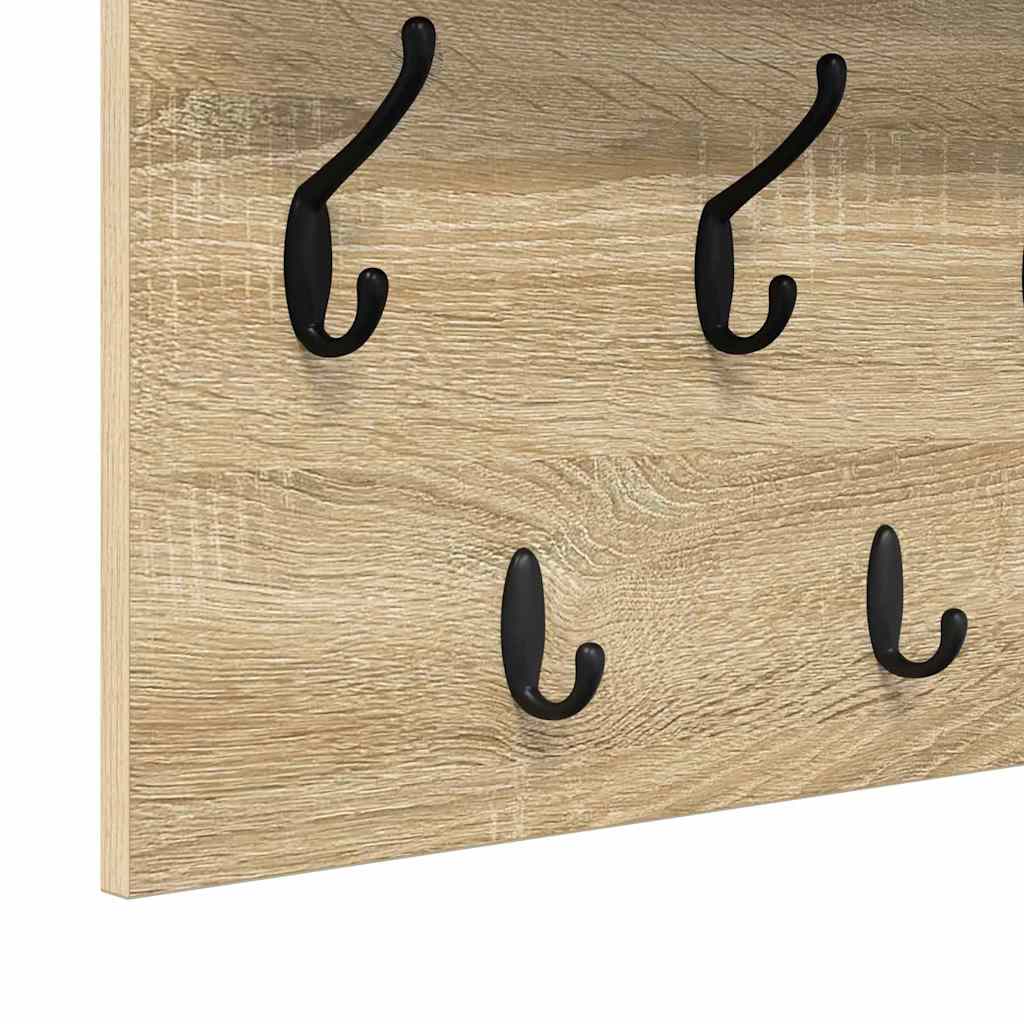 Prikabinamas paltas su lentyna Sonoma ąžuolas 100 x 40 x 12 cm