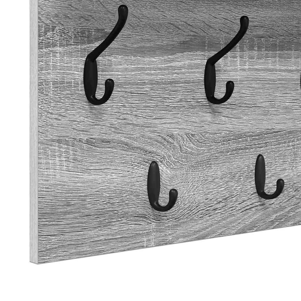 Prikabinamas paltas Pilka sonoma ąžuolo Apdirbta mediena