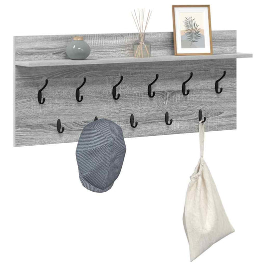 Prikabinamas paltas su lentyna Pilkas Sonoma 100 x 40 x 12 cm