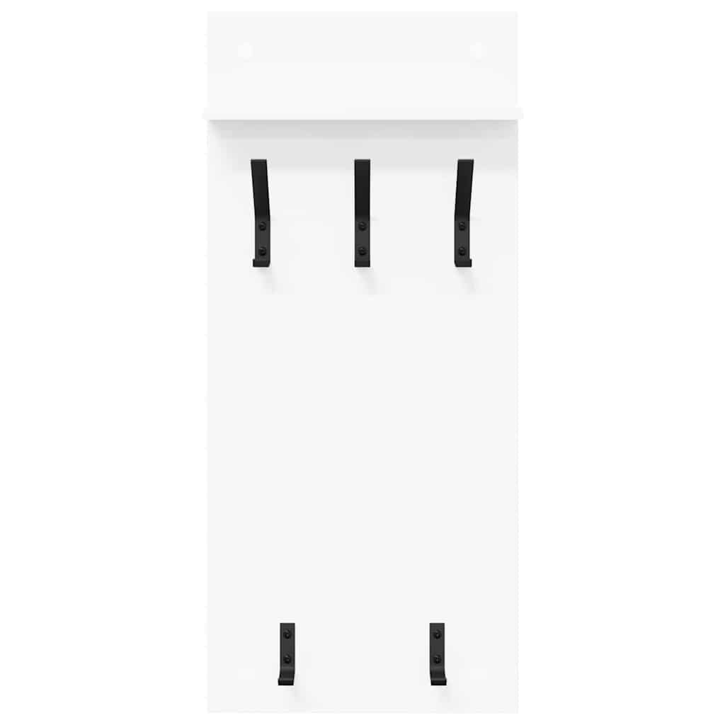 Prikabinamas paltas Balta 90 x 40 x 10 cm Apdirbta mediena