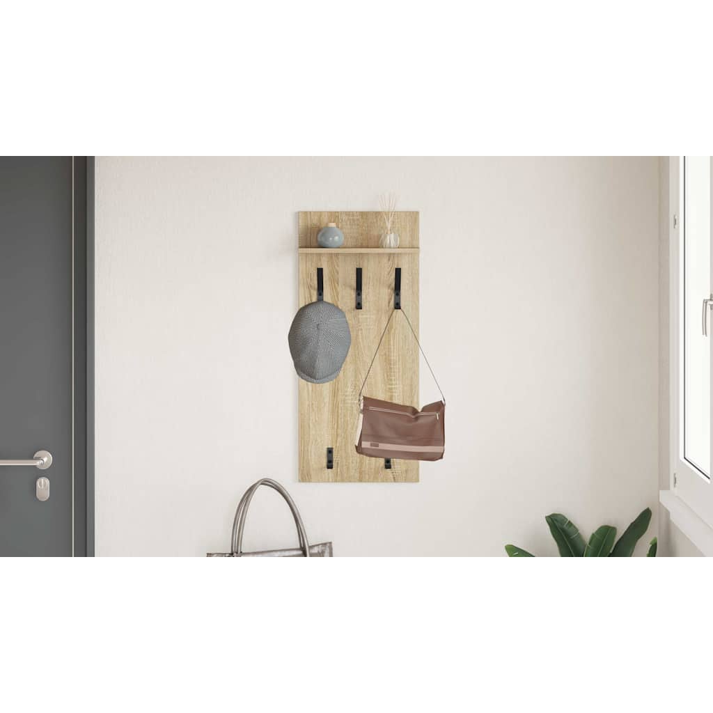 Prikabinamas paltas su lentyna Sonoma ąžuolas 40 x 10 x 90 cm