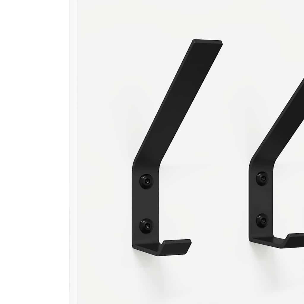 Prikabinamas paltas Balta 20 x 1.5 x 100 cm Apdirbta mediena