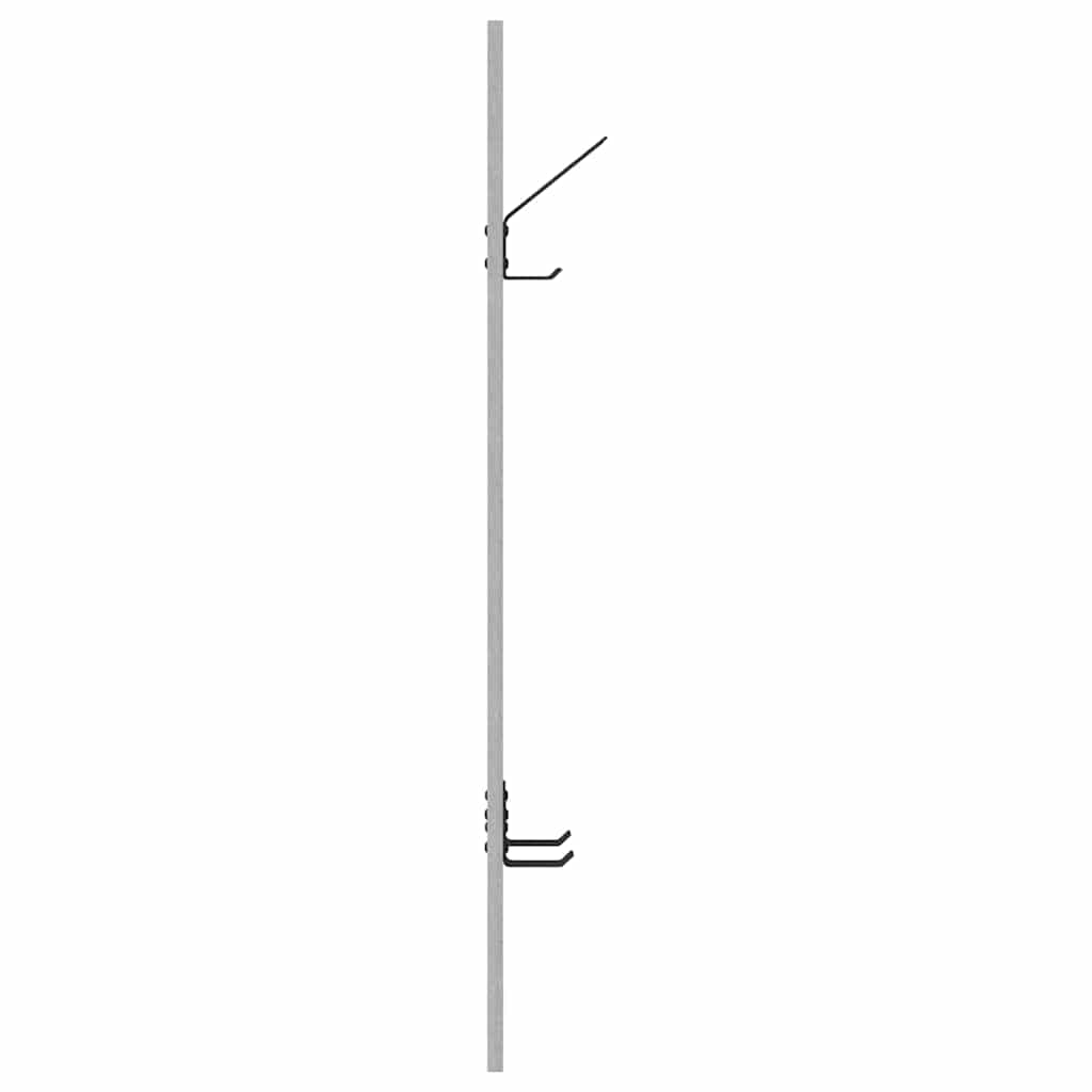 Prikabinamas paltas su saugykla Betono pilka 20 x 1,5 x 100 cm