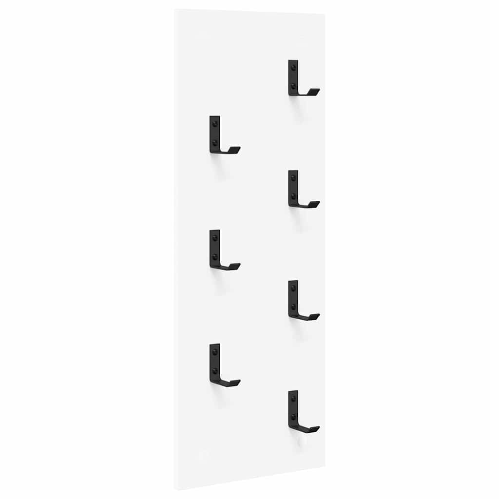 Prikabinamas paltas Balta 30 x 1.5 x 80 cm Apdirbta mediena