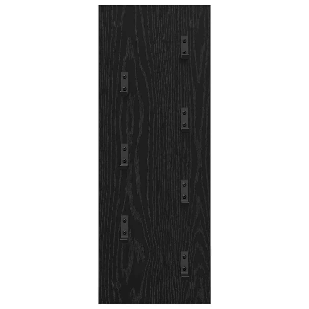 Prikabinamas paltas juoda ąžuolo 30 x 1.5 x 80 cm