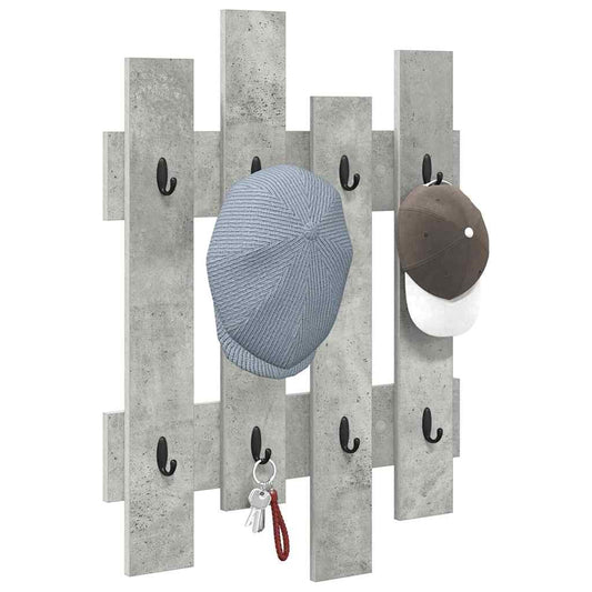 Prikabinamas paltas su saugykla Betono pilka 60 x 3 x 82 cm