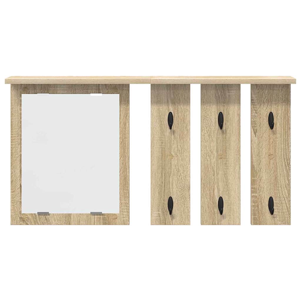 Prikabinamas paltas su lentyna Sonoma ąžuolas 85 x 10 x 45 cm