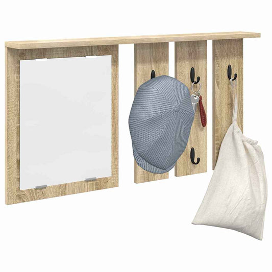 Prikabinamas paltas su lentyna Sonoma ąžuolas 85 x 10 x 45 cm