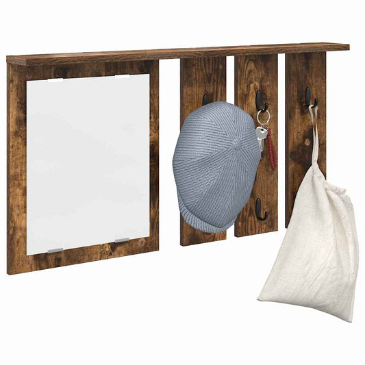 Prikabinamas paltas su lentyna Dūminio ąžuolo 85 x 10 x 45 cm