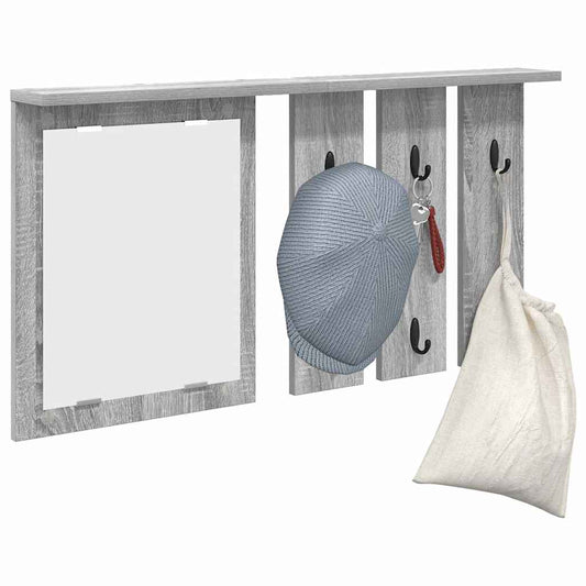 Prikabinamas paltas Pilka sonoma ąžuolo 85 x 10 x 45 cm