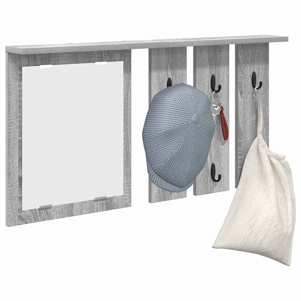 Prikabinamas paltas Pilka sonoma ąžuolo 85 x 10 x 45 cm