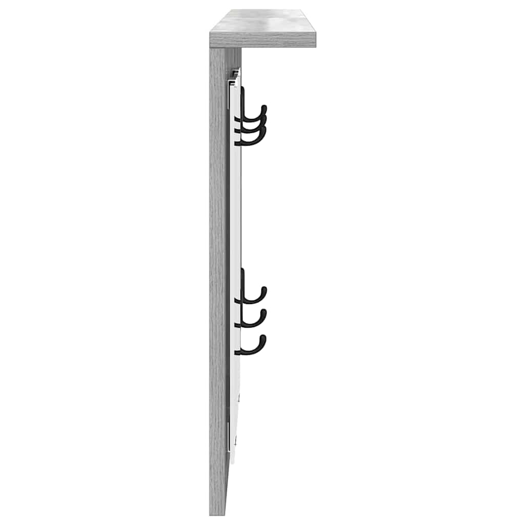 Prikabinamas paltas Pilka sonoma ąžuolo 85 x 10 x 45 cm