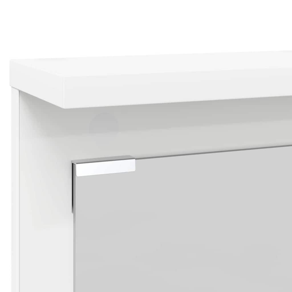 Prikabinamas paltas Balta 84 x 10 x 80 cm Apdirbta mediena