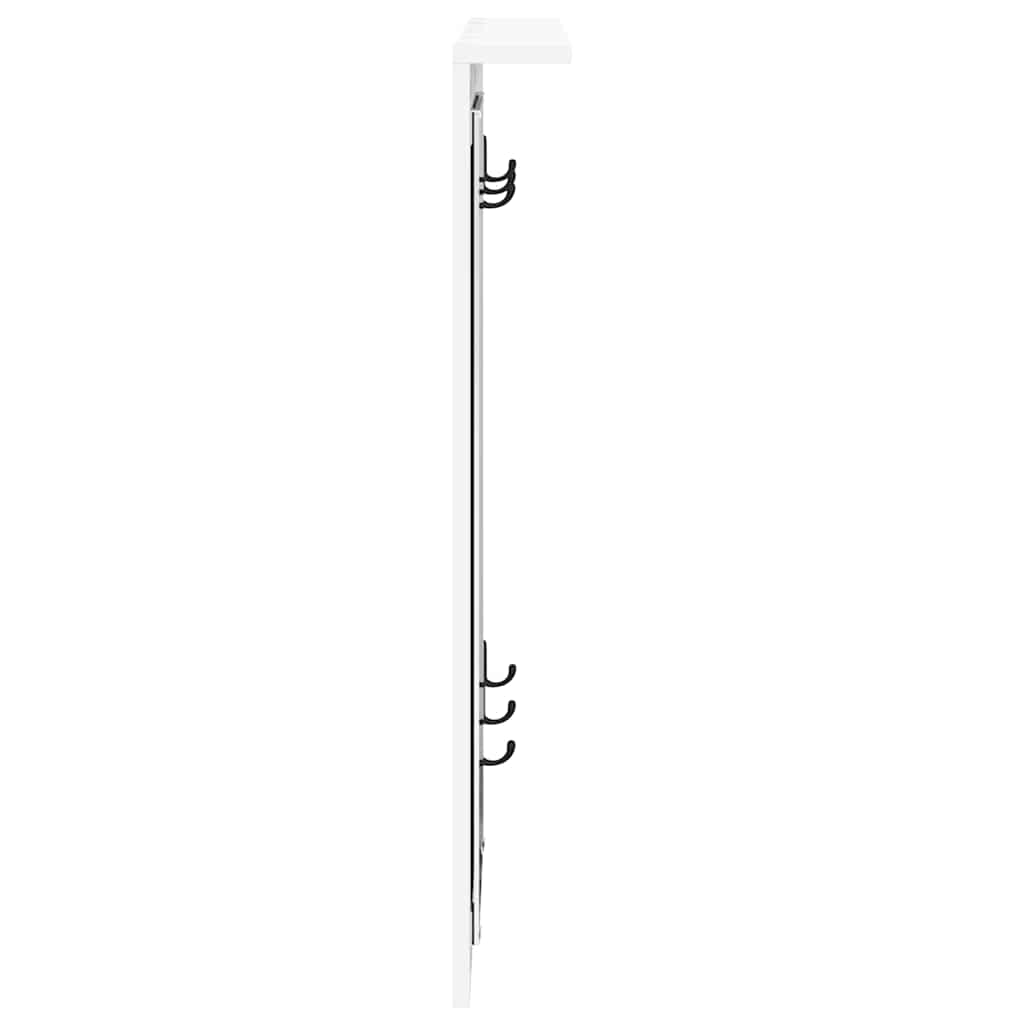 Prikabinamas paltas Balta 84 x 10 x 80 cm Apdirbta mediena