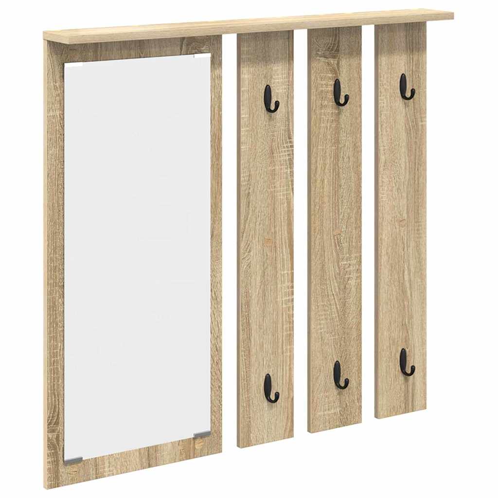 Prikabinamas paltas su lentyna Sonoma ąžuolas 84 x 10 x 80 cm