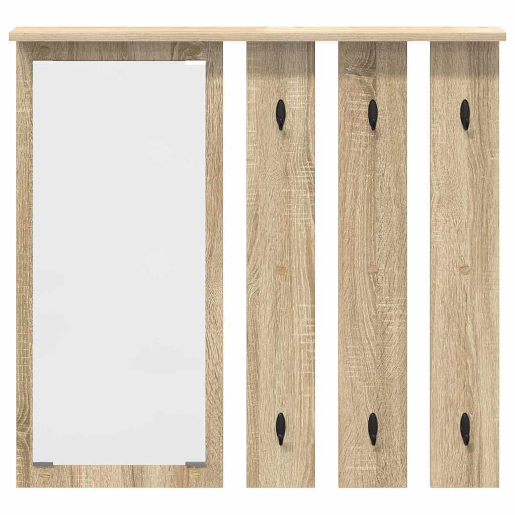 Prikabinamas paltas su lentyna Sonoma ąžuolas 84 x 10 x 80 cm