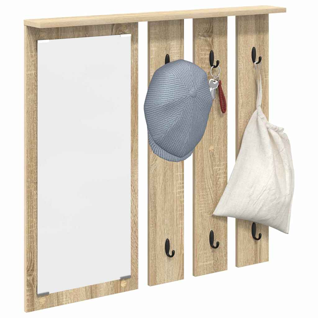 Prikabinamas paltas su lentyna Sonoma ąžuolas 84 x 10 x 80 cm