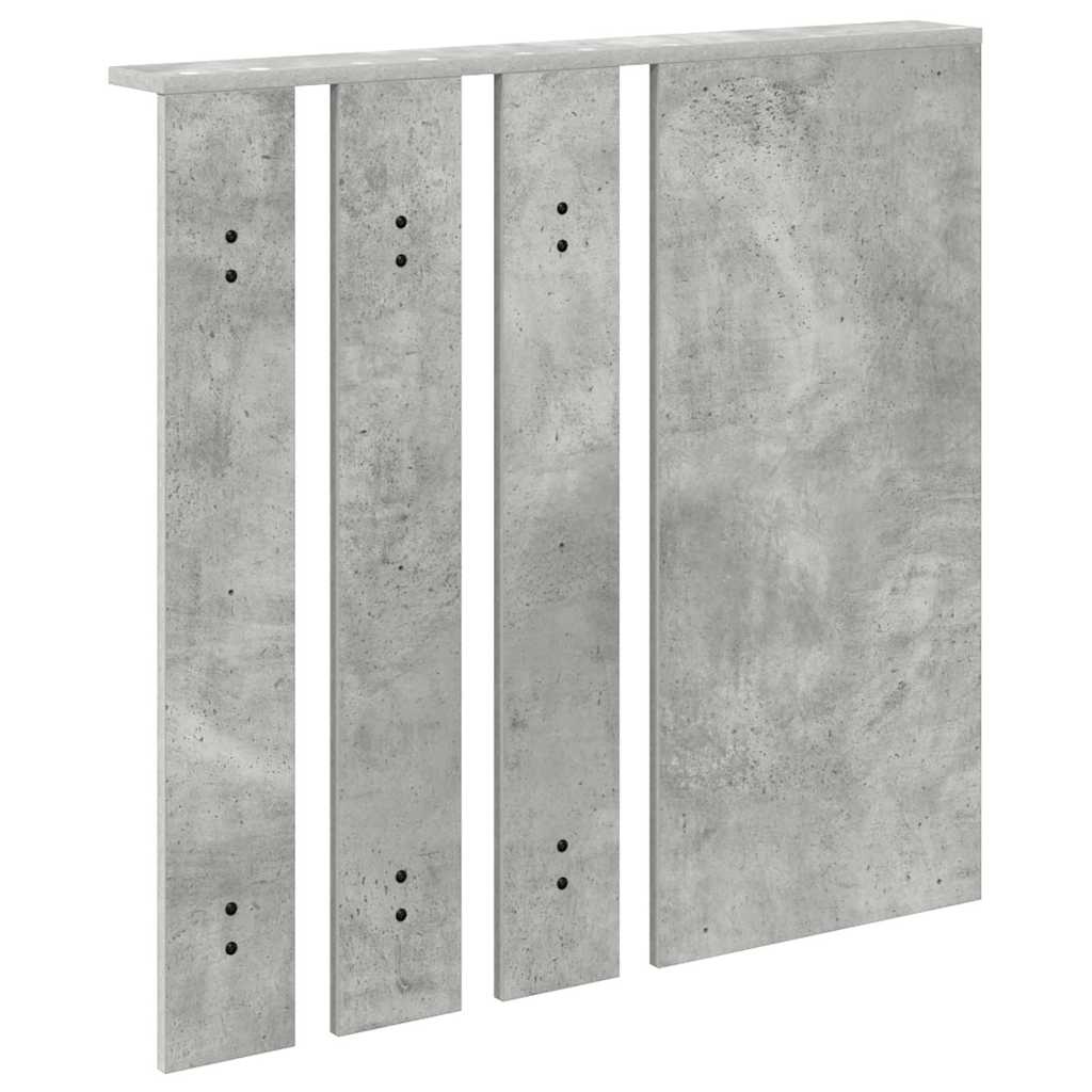 Prikabinamas paltas su lentyna Betono pilka 84 x 10 x 80 cm