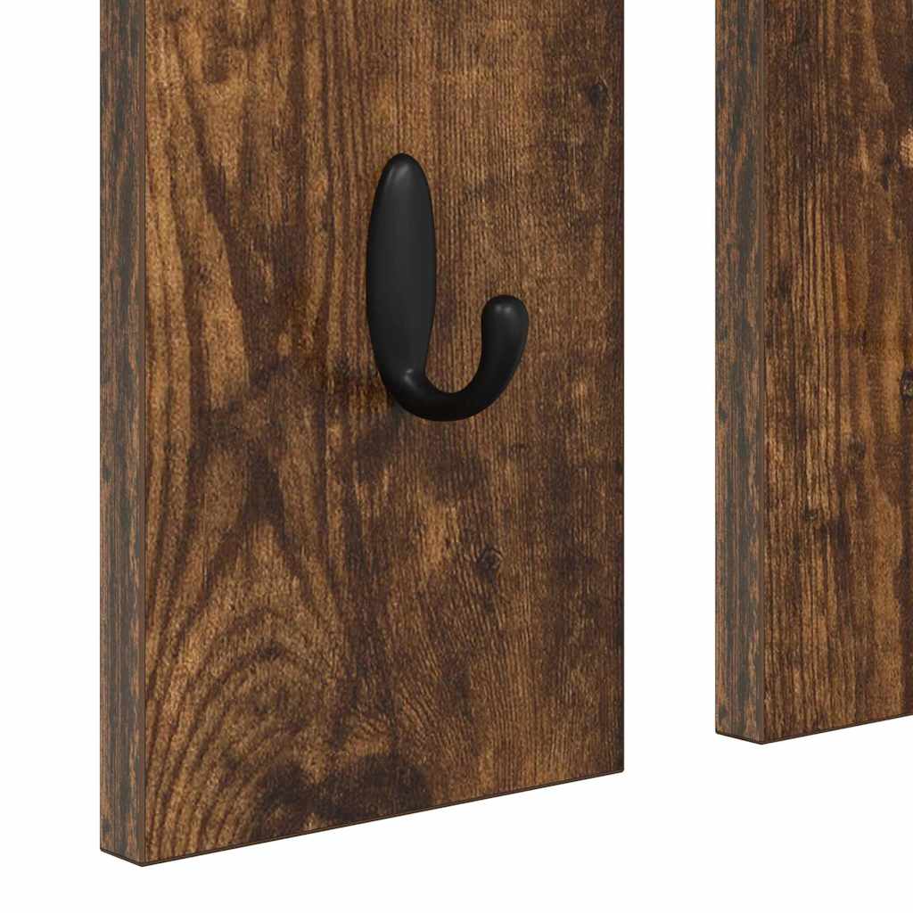 Prikabinamas paltas su lentyna Dūminio ąžuolo 84 x 10 x 80 cm