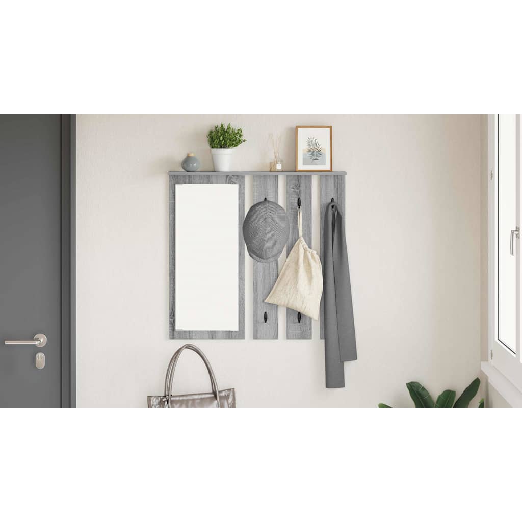 Prikabinamas paltas Pilka sonoma ąžuolo 84 x 10 x 80 cm