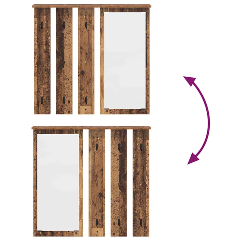 Prikabinamas paltas su lentyna Sena mediena 84 x 10 x 80 cm