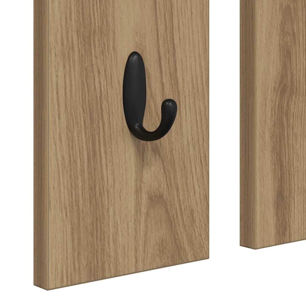 Prikabinamas paltas su lentyna artisano ąžuolo 84 x 10 x 80 cm