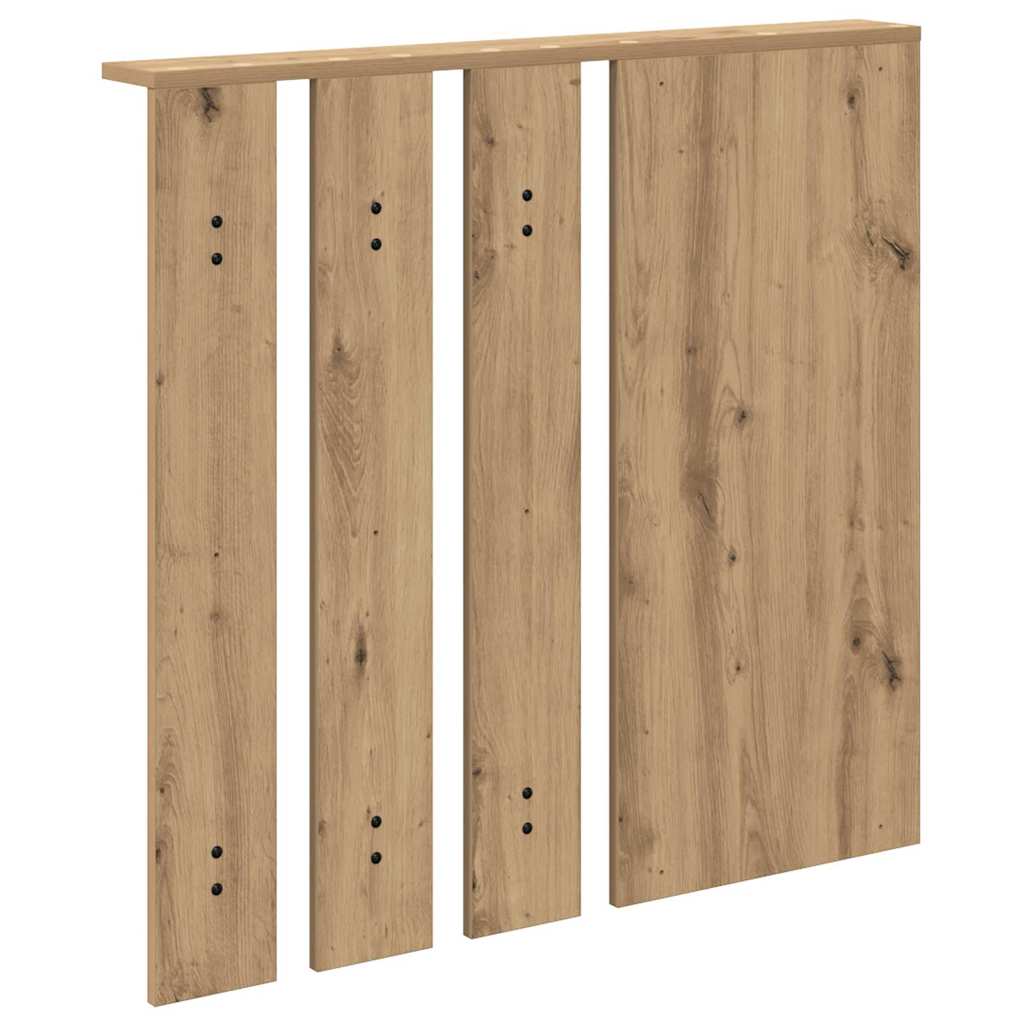 Prikabinamas paltas su lentyna artisano ąžuolo 84 x 10 x 80 cm