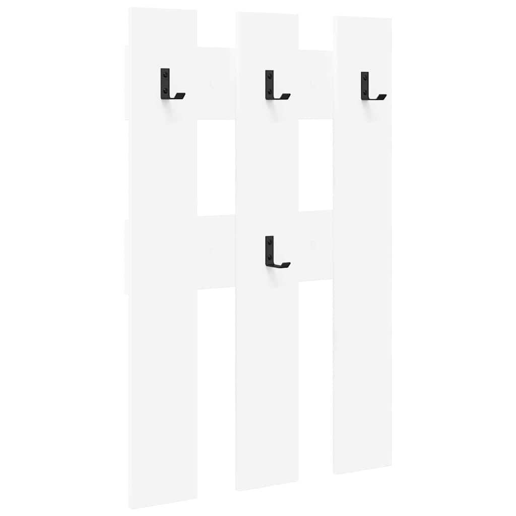 Prikabinamas paltas Balta 65 x 3 x 100 cm Apdirbta mediena