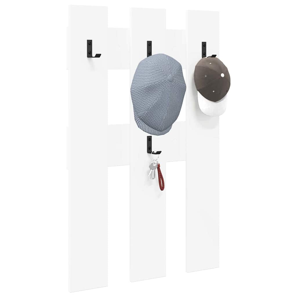 Prikabinamas paltas Balta 65 x 3 x 100 cm Apdirbta mediena