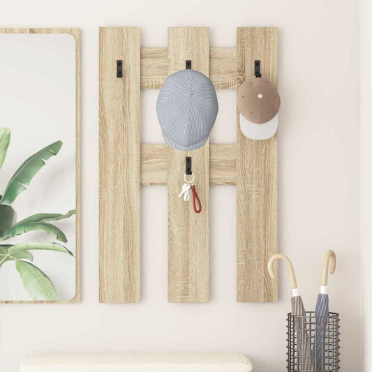 Prikabinamas paltas su saugykla Sonoma ąžuolas 65 x 3 x 100 cm