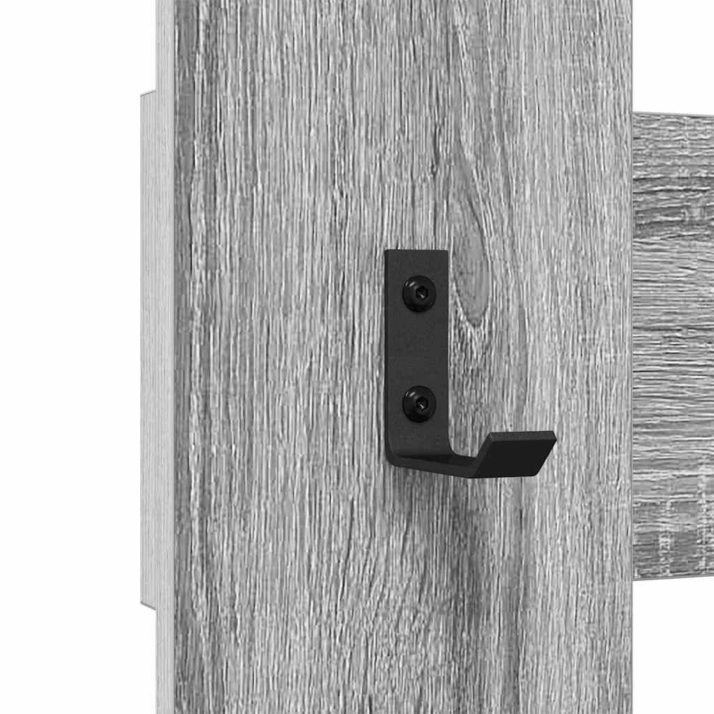 Prikabinamas paltas Pilka sonoma ąžuolo 65 x 3 x 100 cm