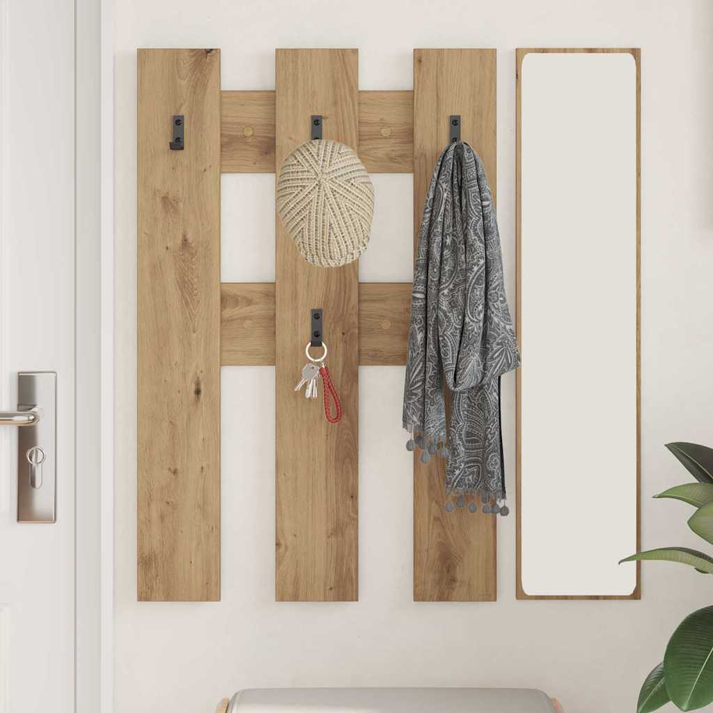 Prikabinamas paltas su saugykla artisano ąžuolo 65 x 3 x 100 cm