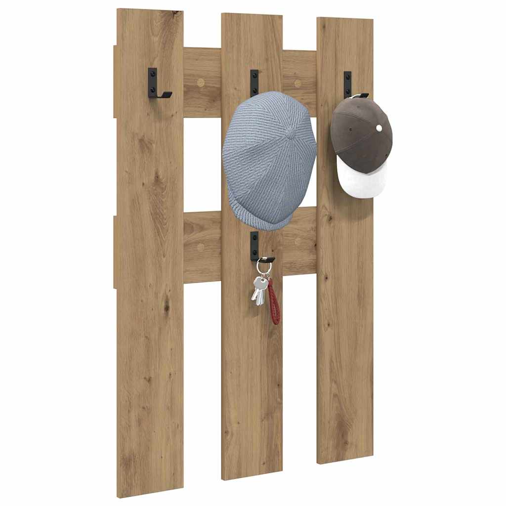 Prikabinamas paltas su saugykla artisano ąžuolo 65 x 3 x 100 cm