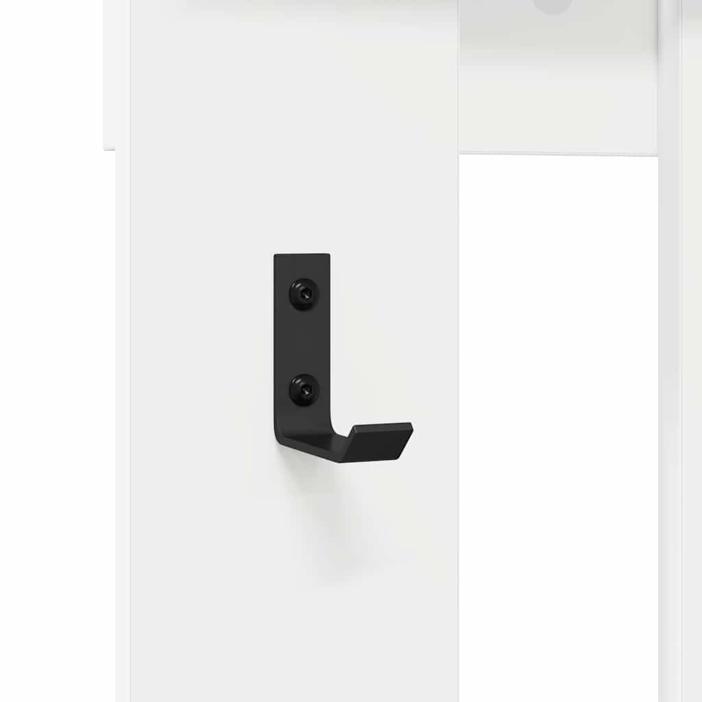 Prikabinamas paltas Balta 100 x 10 x 100 cm Apdirbta mediena