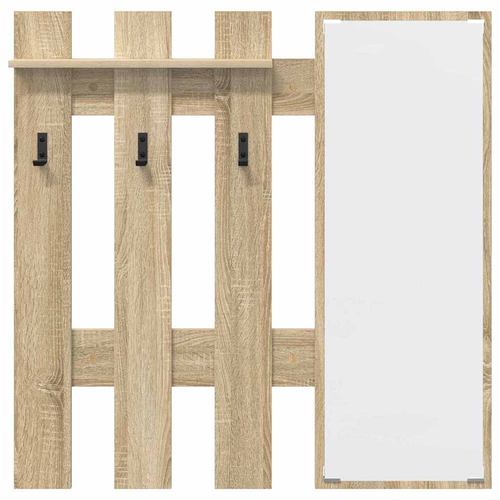 Prikabinamas paltas Sonoma ąžuolas 100 x 10 x 100 cm