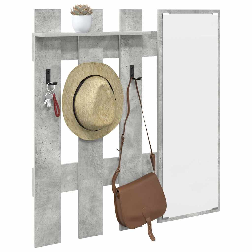 Prikabinamas paltas su saugykla Betono pilka 100 x 10 x 100 cm