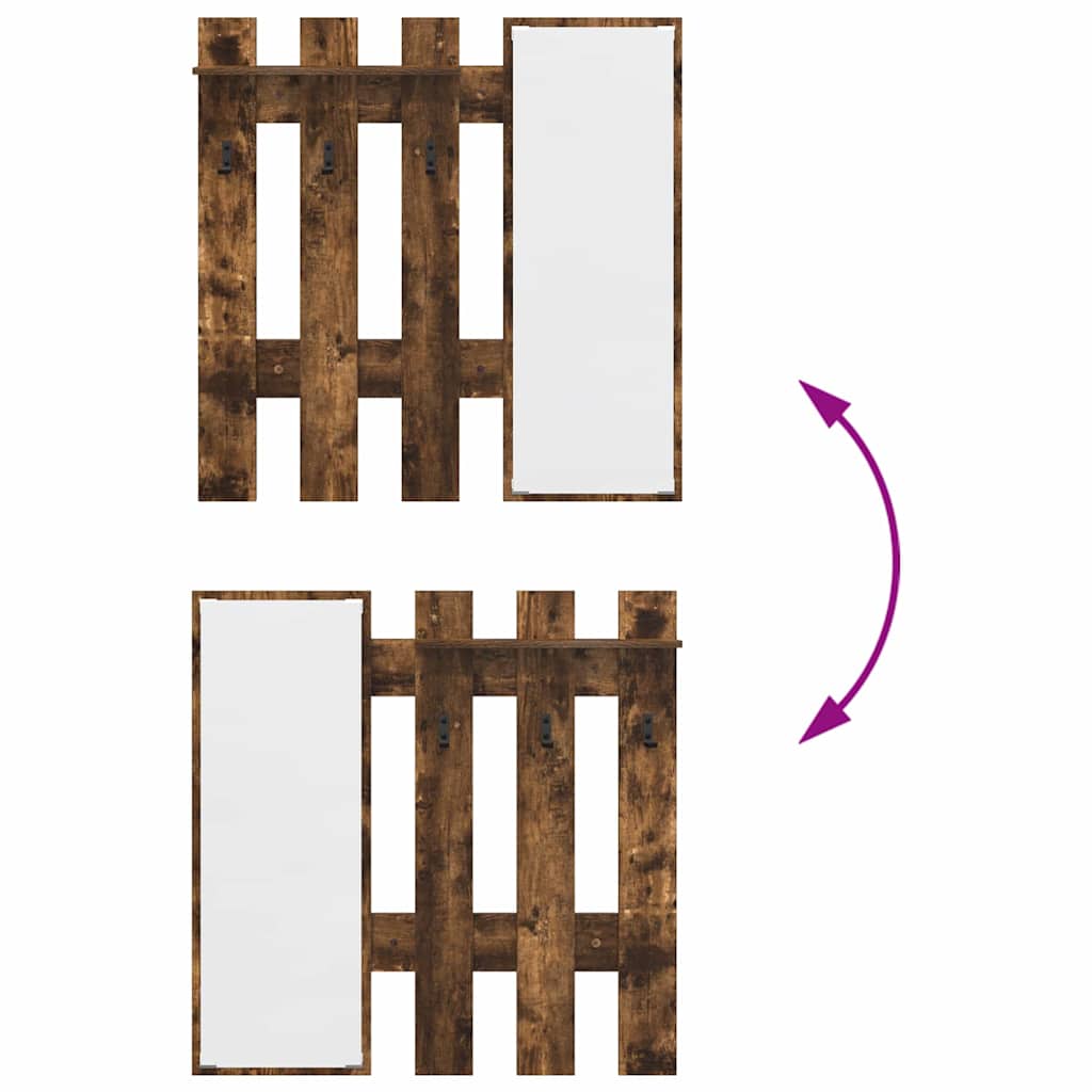 Prikabinamas paltas Rūkytas ąžuolas 100 x 10 x 100 cm