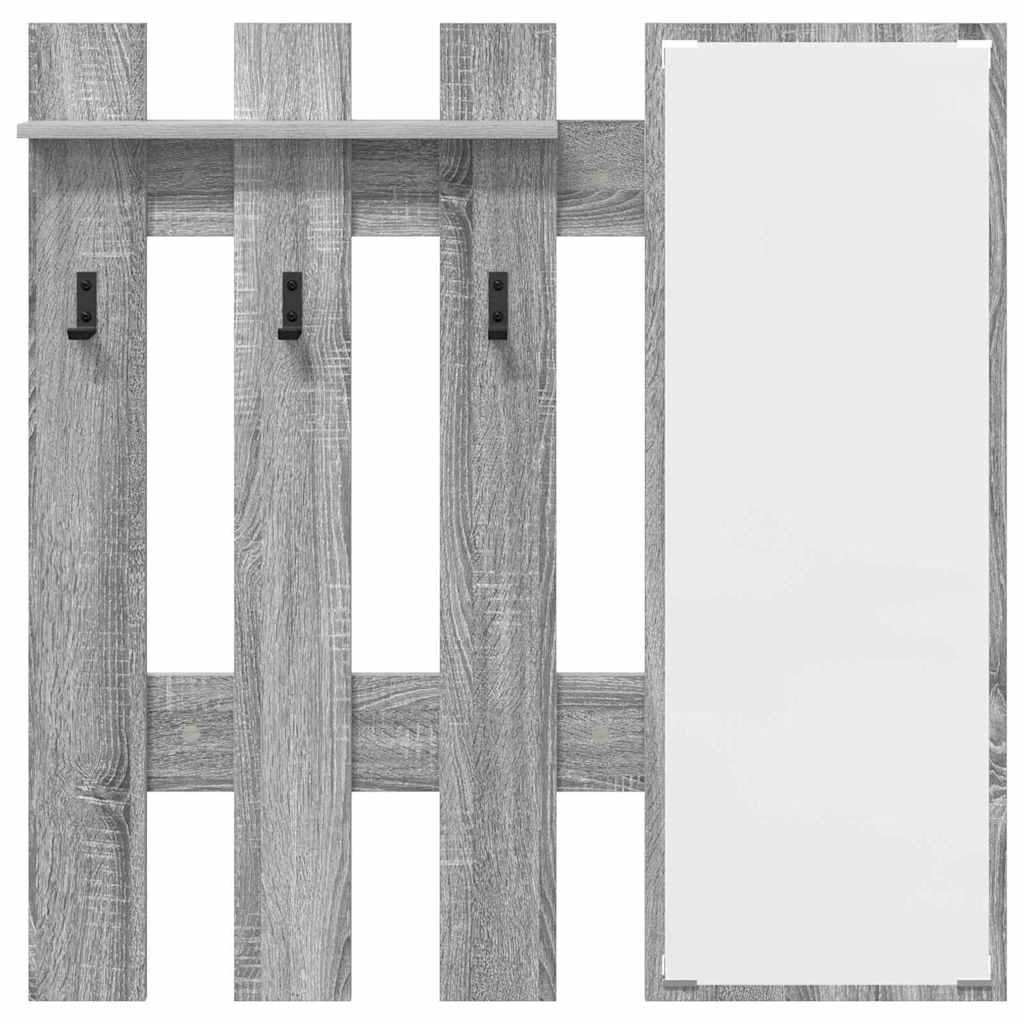 Prikabinamas paltas su saugykla Pilkas sonoma 100 x 10 x 100 cm