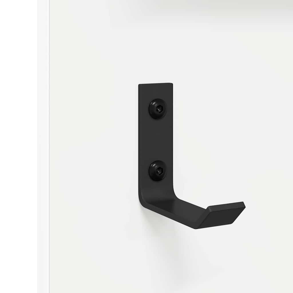 Prikabinamas paltas Balta 90 x 10 x 50 cm Apdirbta mediena