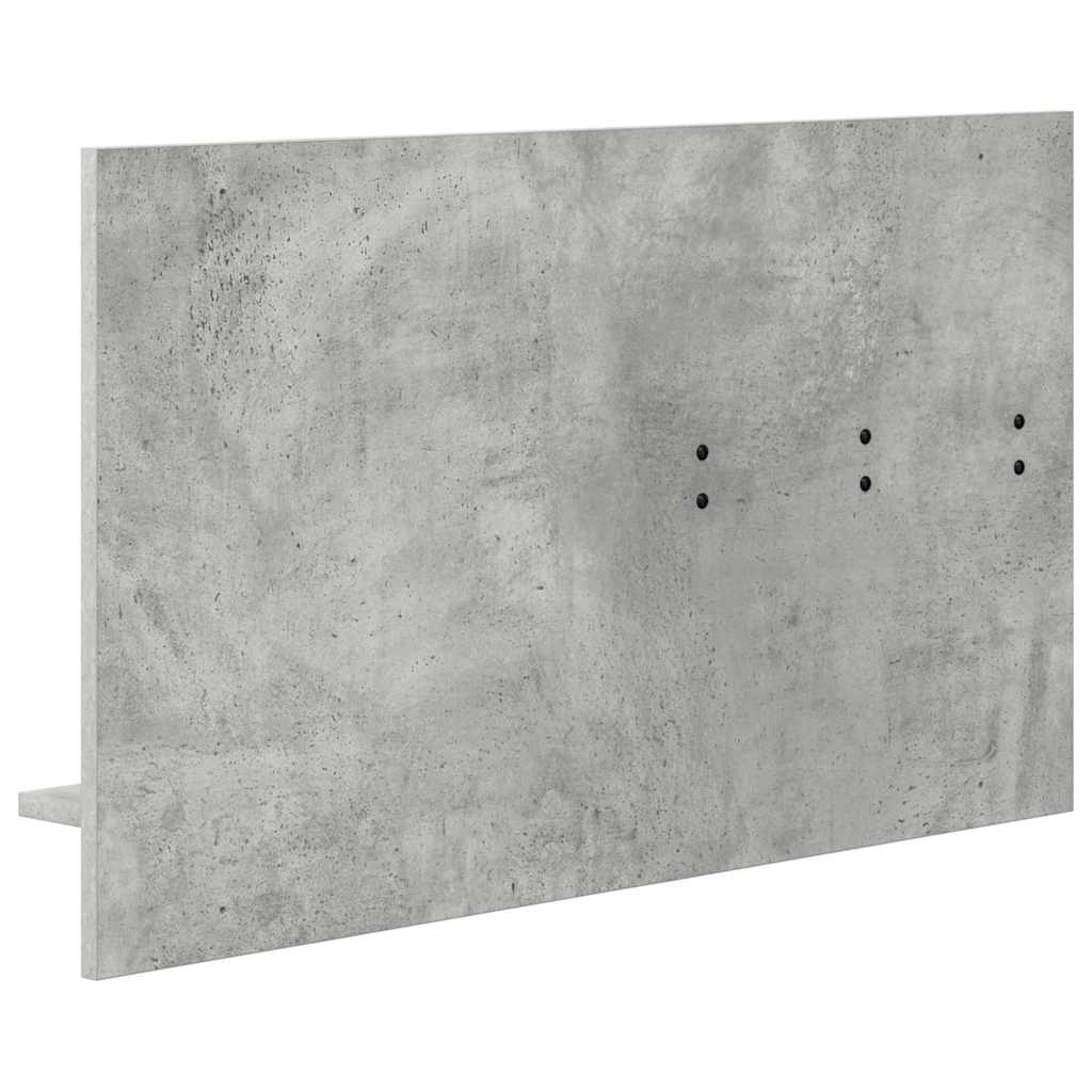 Prikabinamas paltas su lentyna Betono pilka 90 x 10 x 50 cm