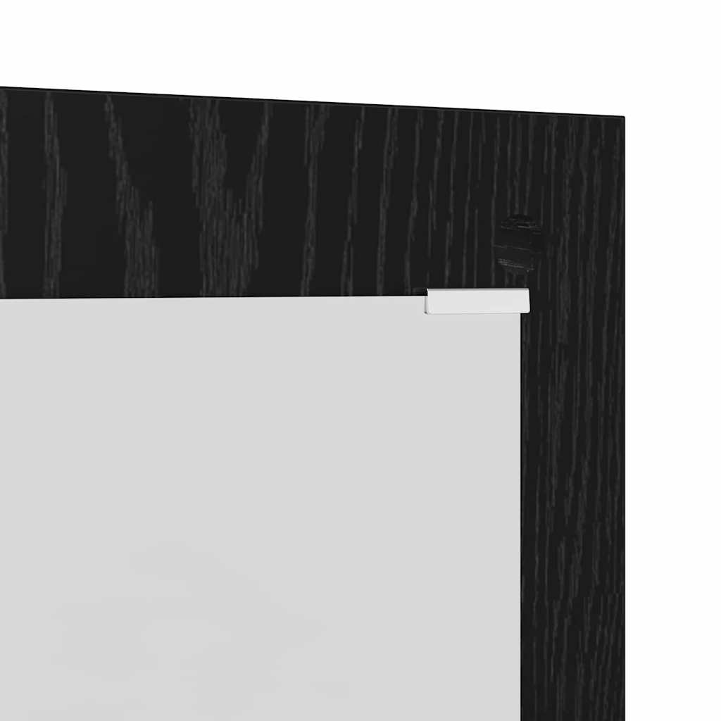 Prikabinamas paltas su saugykla Juodas ąžuolas 96 x 1,5 x 90 cm