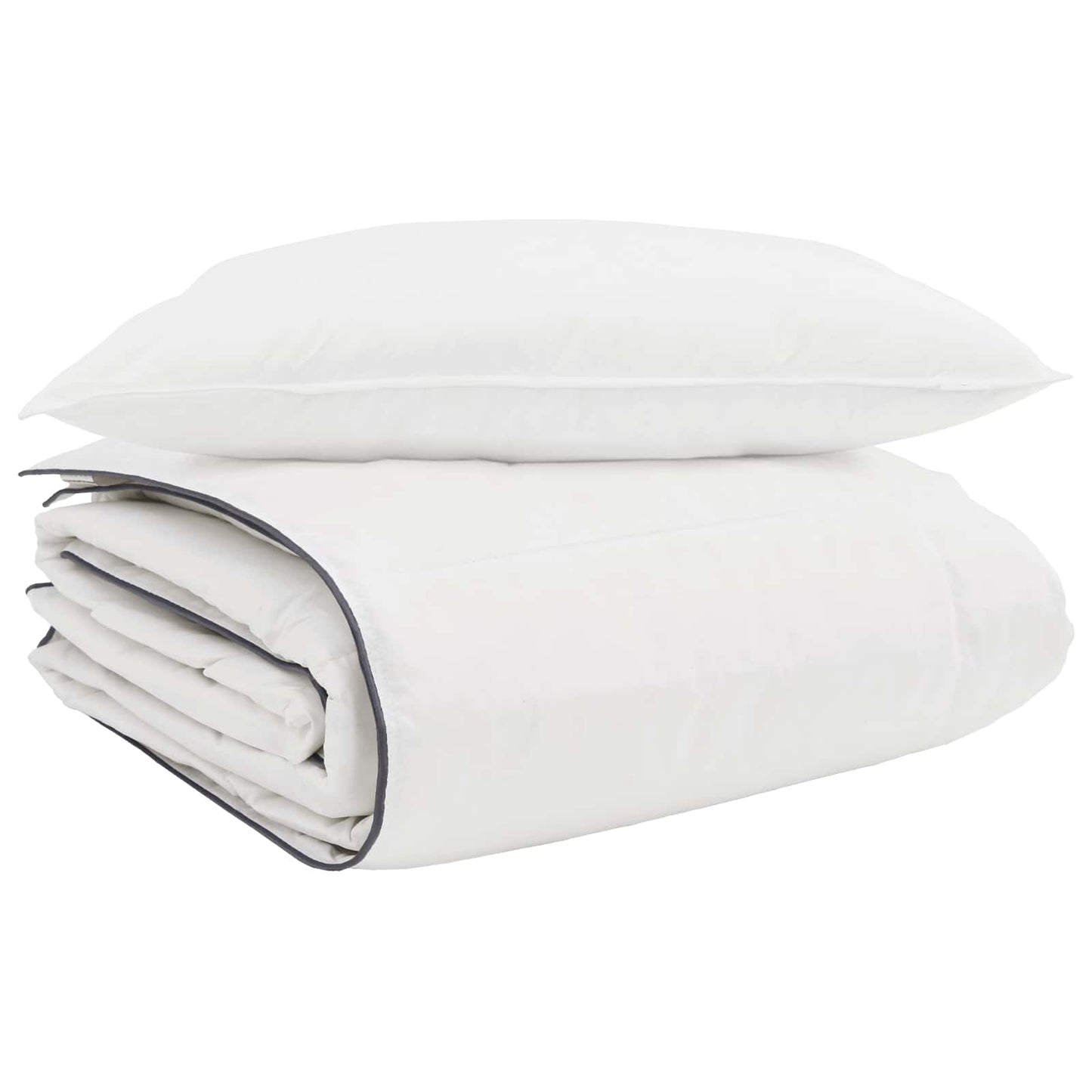 Žiemos antklodė su pagalve 2 pcs Balta Plunksna