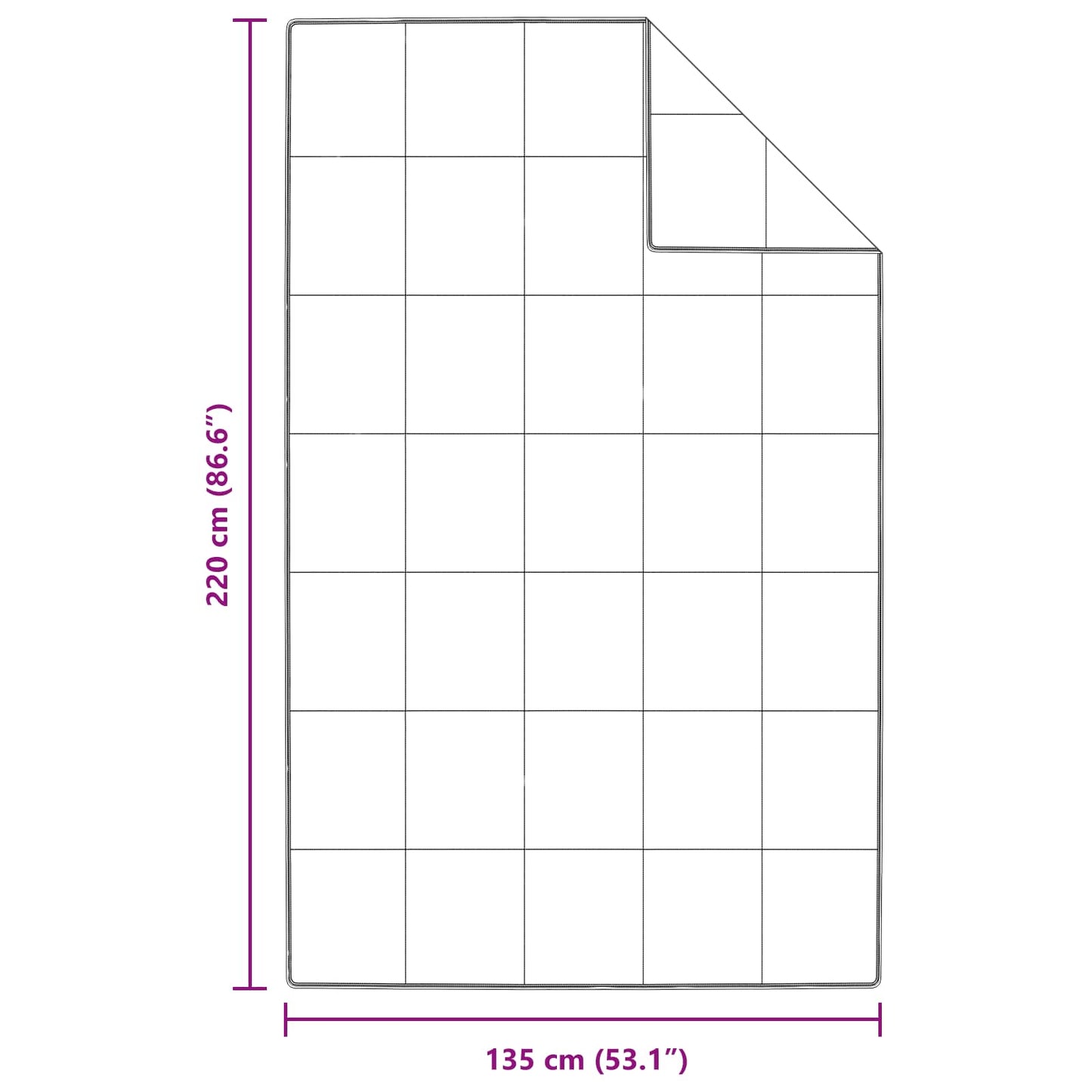 Vasaros antklodė su pagalve 2 pcs Balta Plunksna